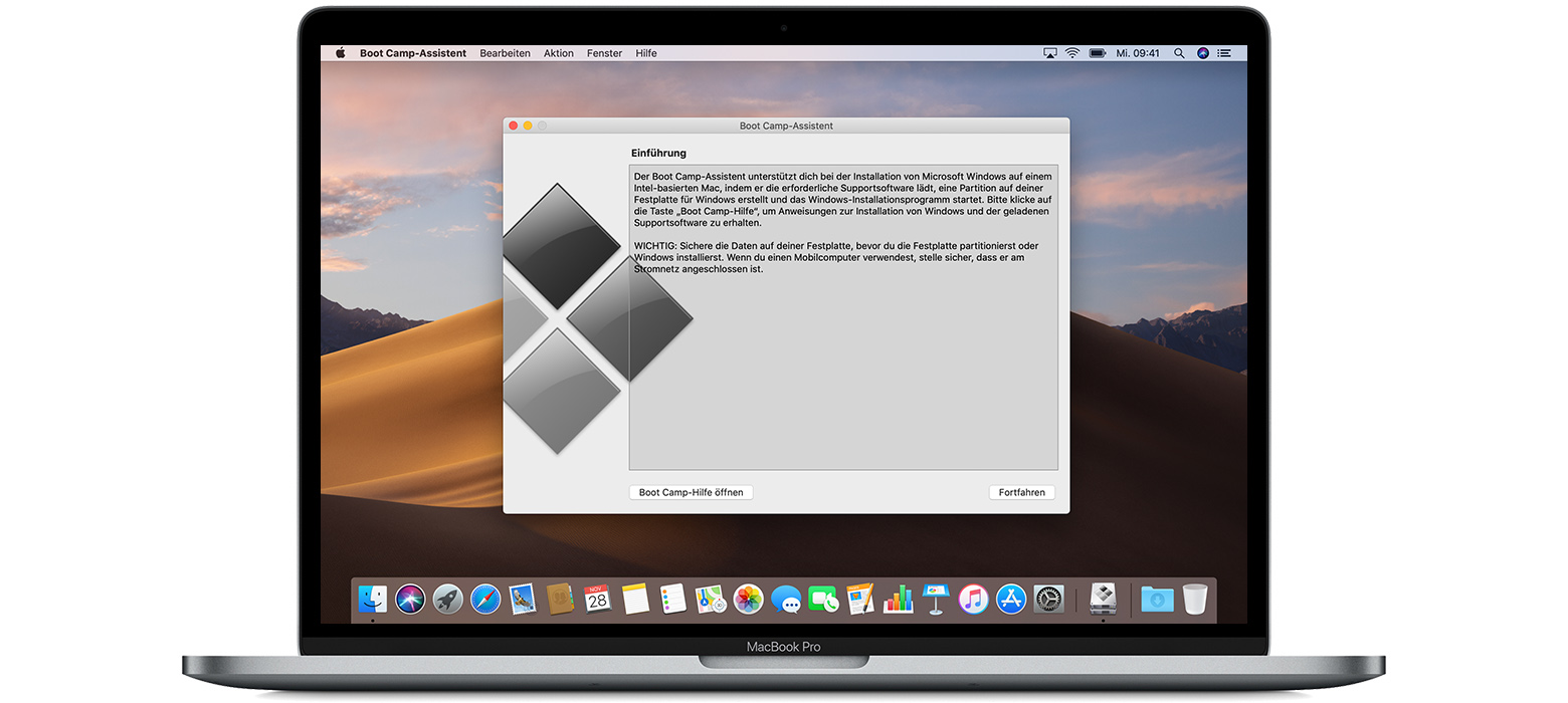 Macos boot camp assistant windows 7